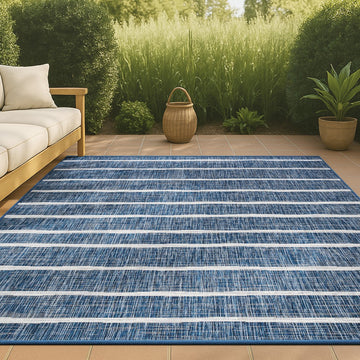 Colonia Berber Stripe Indoor/outdoor Area Rug